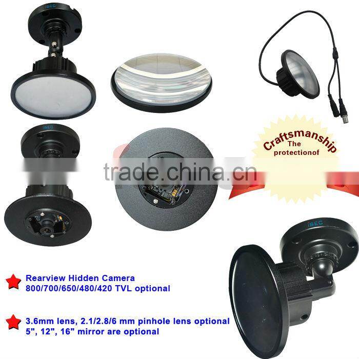 Professional Invisible/hidden mirror camera 800tvl from China CCTV manufacturer