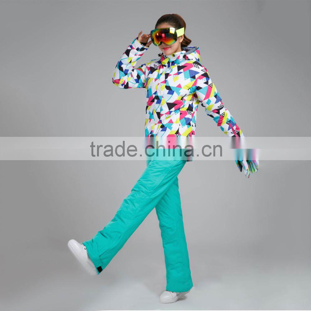 waterproof warm colorful new design jacket for female for lady