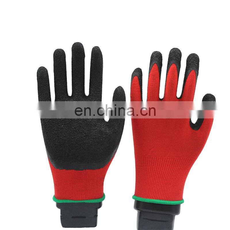 HY 13 Gauge Industrial Heavy Duty Cleaning Latex Gloves Superior Grip Power Fishing Gloves Premium Plant Gardening Glove