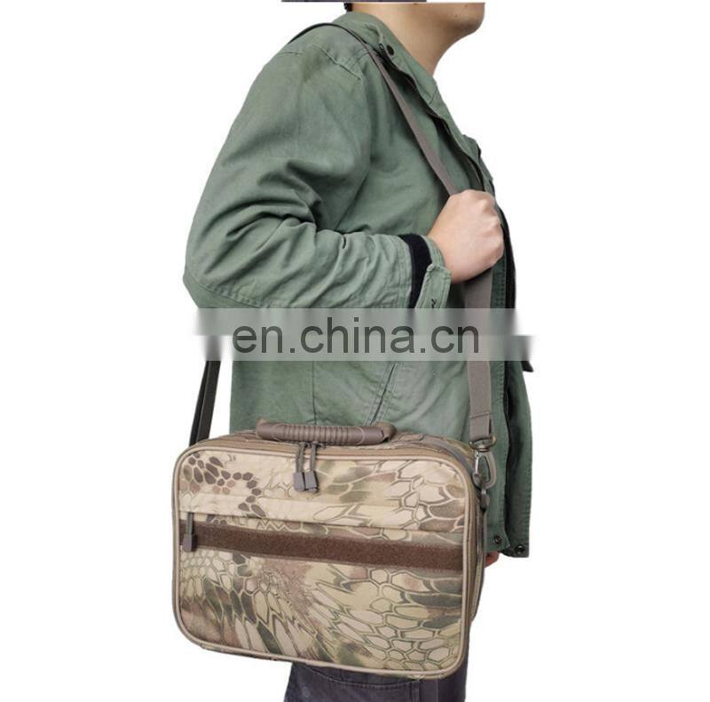 Large capacity Adjustable 6 Compartments Shoulder multi-pocket fishing reel fishing line box Fly Fishing Bag