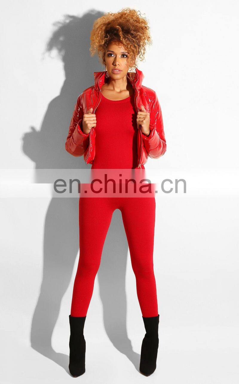 Wholesale S-4XL H88 custom bubble jacket women ladies reflective clothing women puffed bubble coat stand-up collar slim down jac