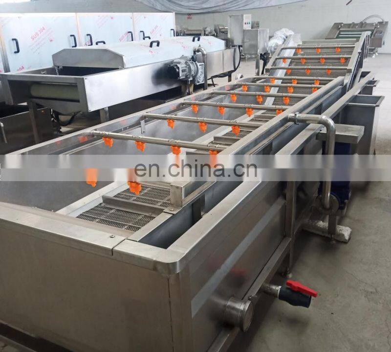 OrangeMech commercial air bubble automatic fruit and vegetable apple washing machine