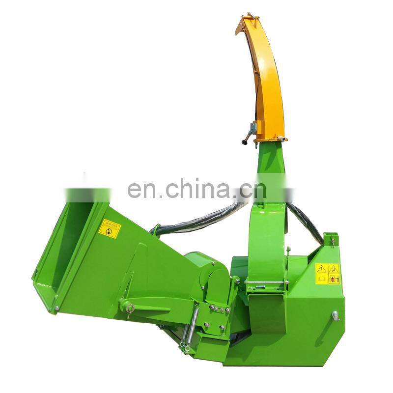 Professional pto Hydraulic Feeding BX92R Garden Leaf Mulcher Shredder Mulching Chipping branches wood chipper