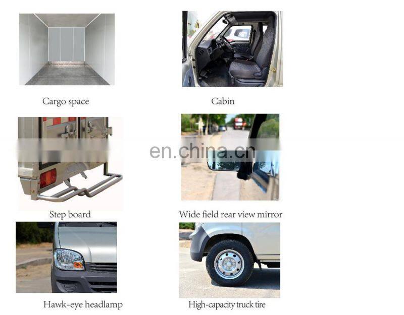 cost effective single-cabin double-layer heat insulation container china mini van truck