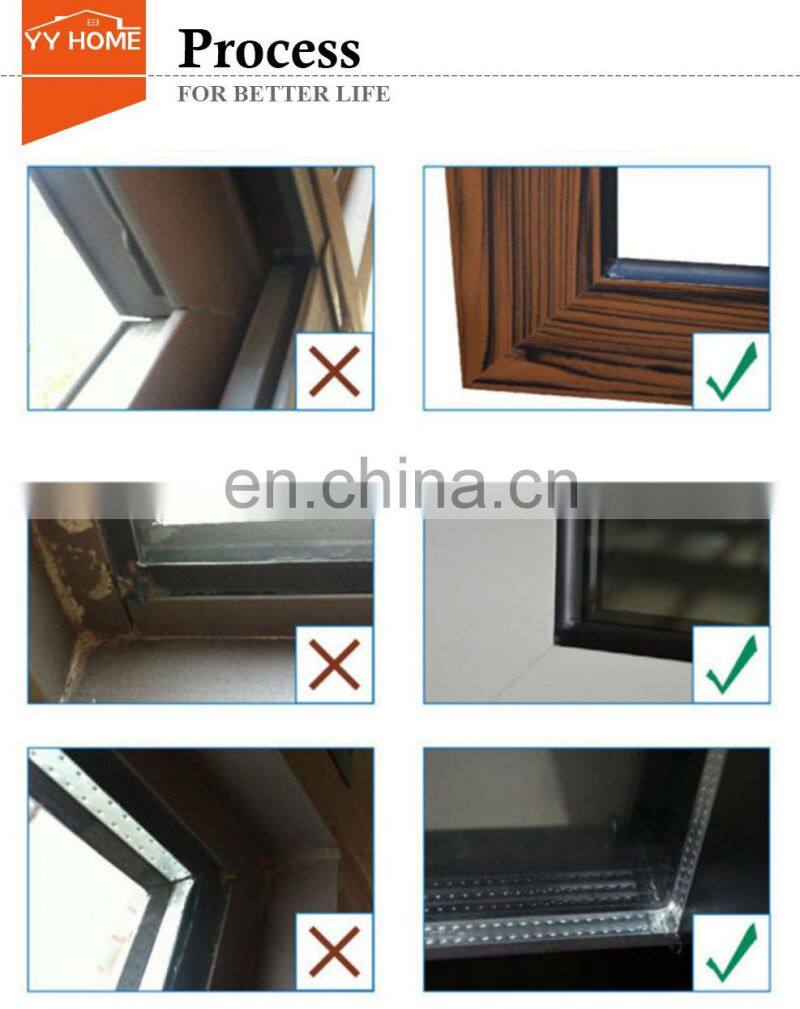 YY home Australia standard double glass Aluminium french door in white powder coating color