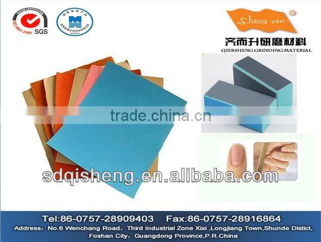 colorful sand paper file for nail and heel