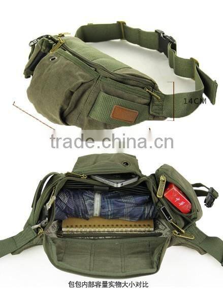 Good quality canvas military waist bag