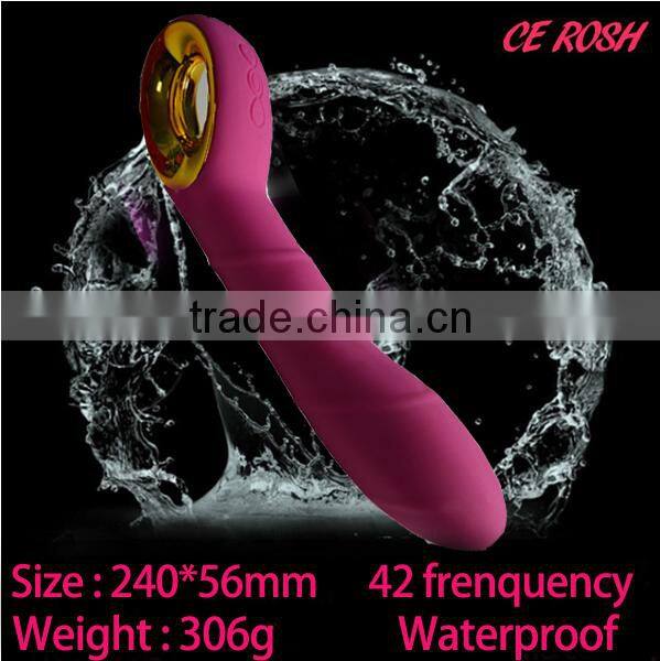 Top Selling Sex toys Female sex masturbation toys Golden color massage stick vibrator