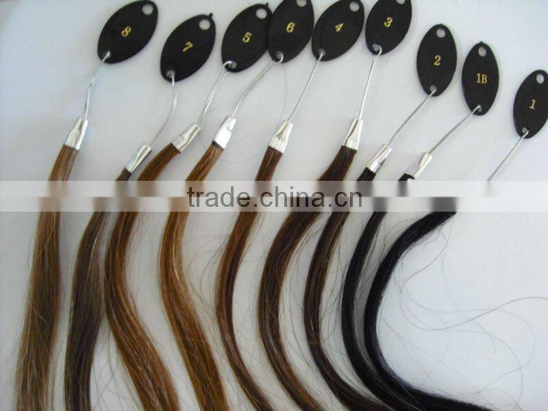 High quality purple hair weft made by hand in china
