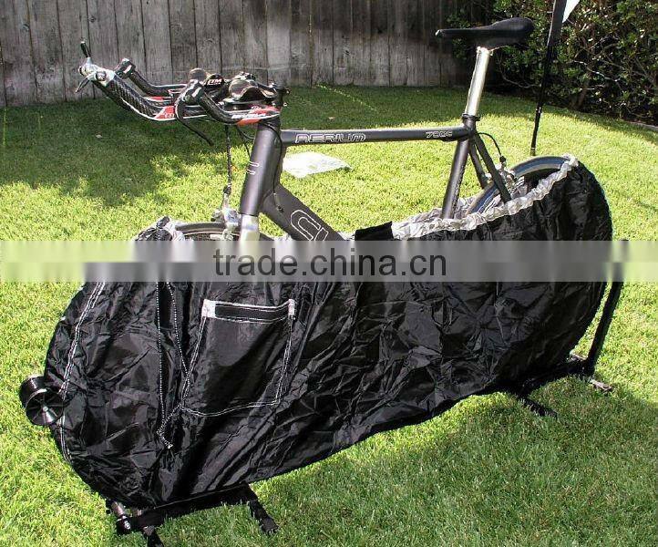 bicycle wheel/frame cover