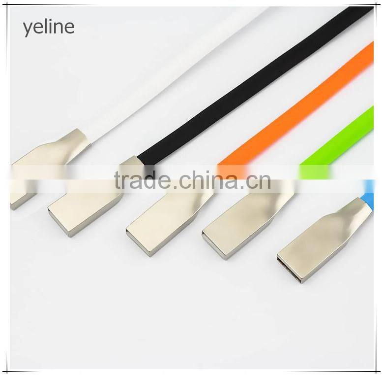 TOP good ABS + metal data cable for Lenovo K3/VIBE K5/P1