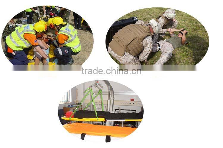 patient transfer 2 folding plastic scoop stretcher