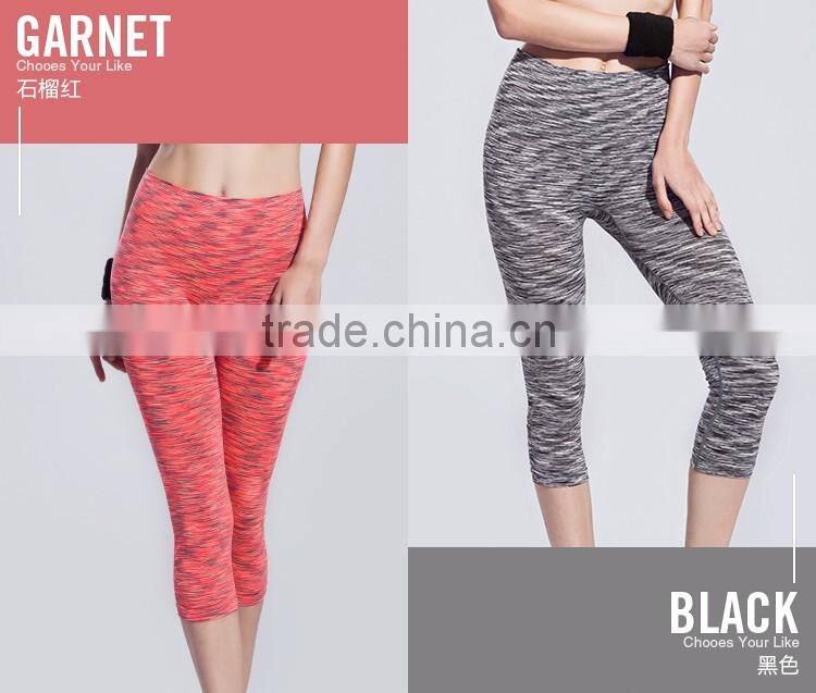 2015 Hot Selling Women Polyester Spandex Printed Legging Custom