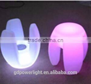 New PE plastic Stool with LED lights and remote control YXF-4340