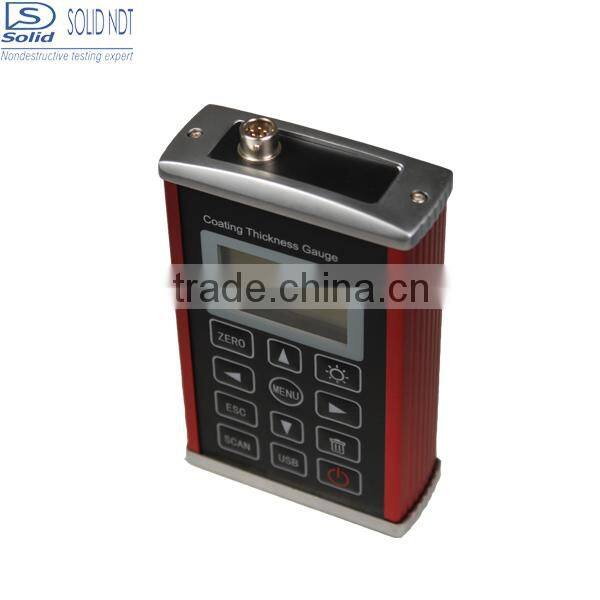 Solid popular plastic ultrasonic thickness gauge