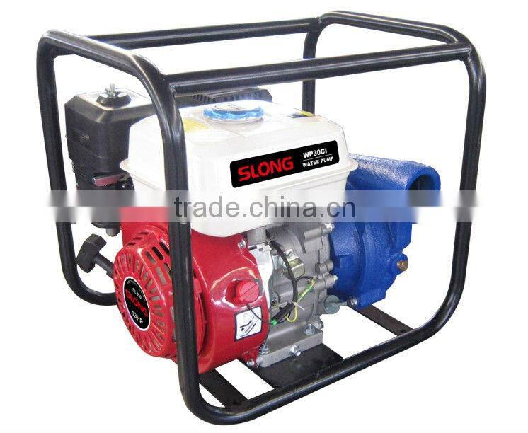 Cast iron pump set with gasoline engine water pump