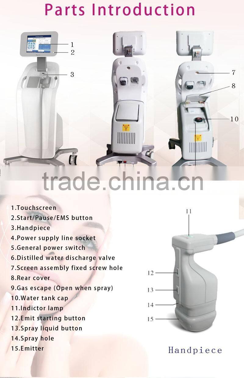 2016 update hifu slimming, lipohifu machine, lipohifu machine