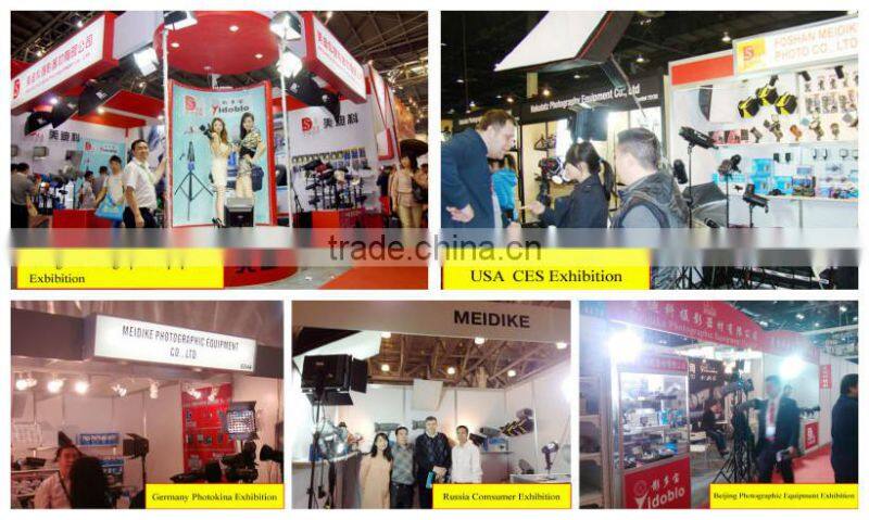 Bi-color LED Photography Lighting Panel and Light Stand Photo Studio Video Film Light with barndoors