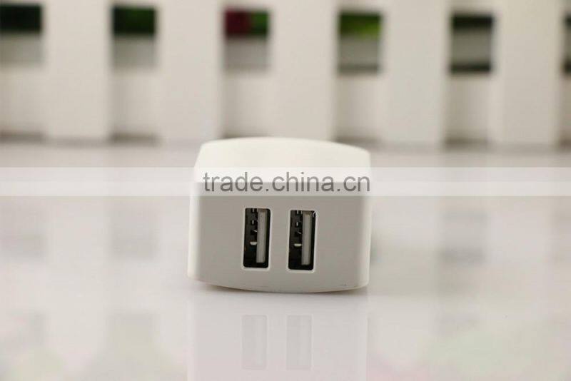 Factory bulk usb home charger dual USB wall charger