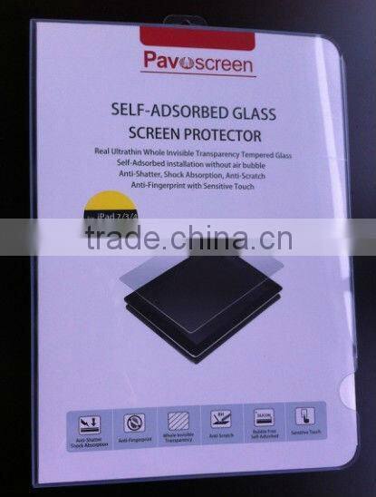 anti uv and clear tempered glass tablet screen protector for sumsung GT-N8010