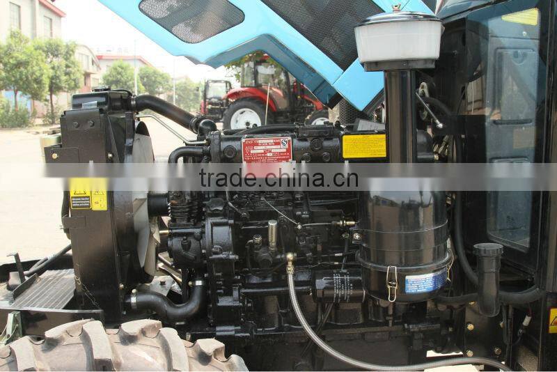 tray-style arrester QLN 55hp 4wd farm wheeled traktor(farm implements are available)