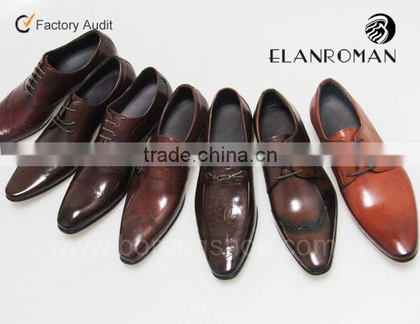 Woven leather wholesale spain shoes for men