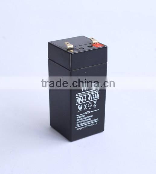 4v 4.0ah 4v rechargeable lead acid battery for Lamp