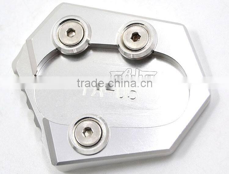 BJ-SSE-YA004 6061 Aftermarket CNC Aluminum Motorcycle Kickstand Pad for Yamaha MT09 2014-2015