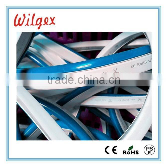 2 years warranty High Quality Blue Jacket LED Flexible blue light rope light