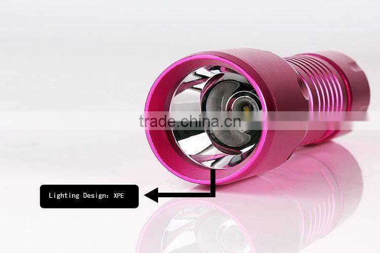 JF 3AAA battery high power super bright white XPE small torch led flashlight