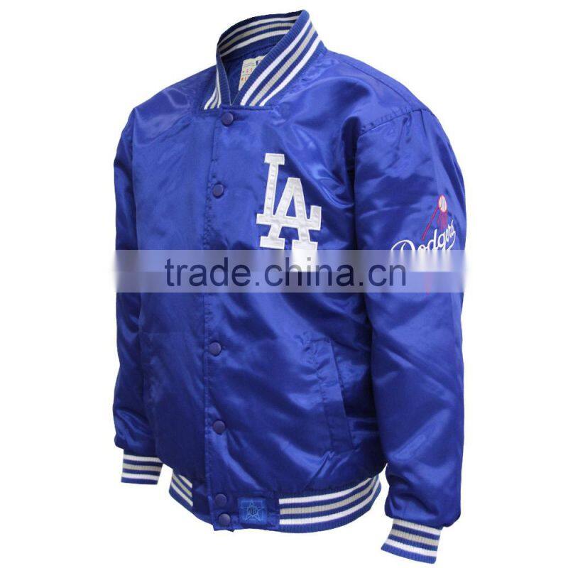 men drive bomber satin varsity jacket,custom man drive baseball jacket,custom made drive letterman satin jacket