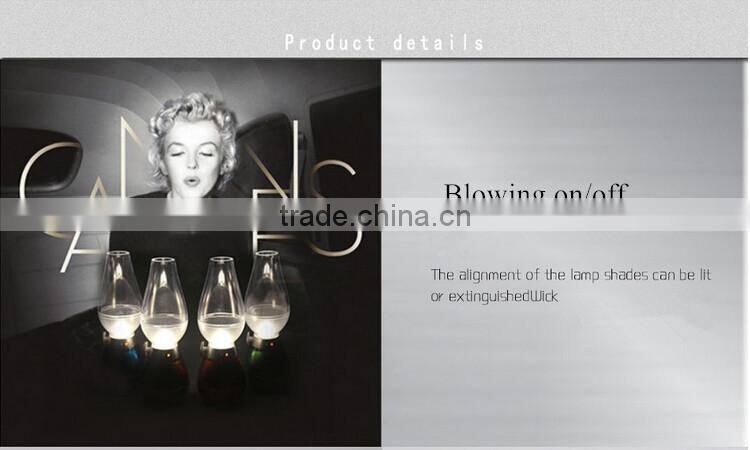 Blow Control USB Rechargeable Classic Decorative Kerosene Oil Lamps / Best Promotional Gift and Traditional Meeting