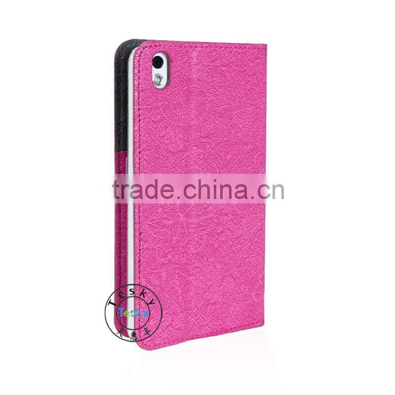 2014 HOT SELLING FLIP PU LEATHER CASE COVER FOR HTC DESIRE 816