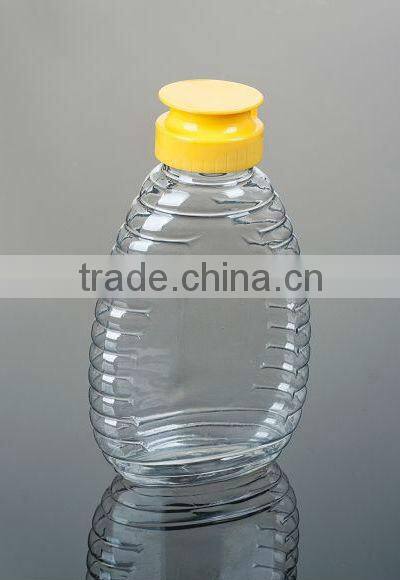 plastic PET honey bottle coconut oil bottle squeeze food bottle