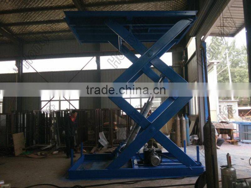 Electric hydraulic scissor lift elevator/Fixed scissor lift platform