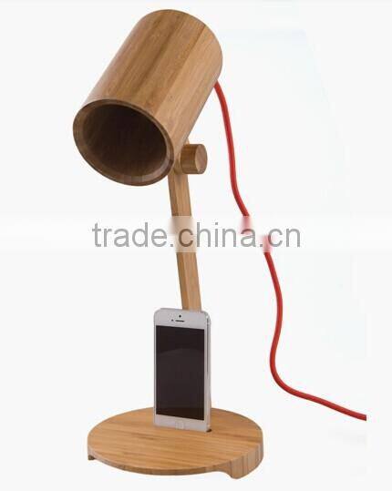 Bamboo desk lamp for livingroom