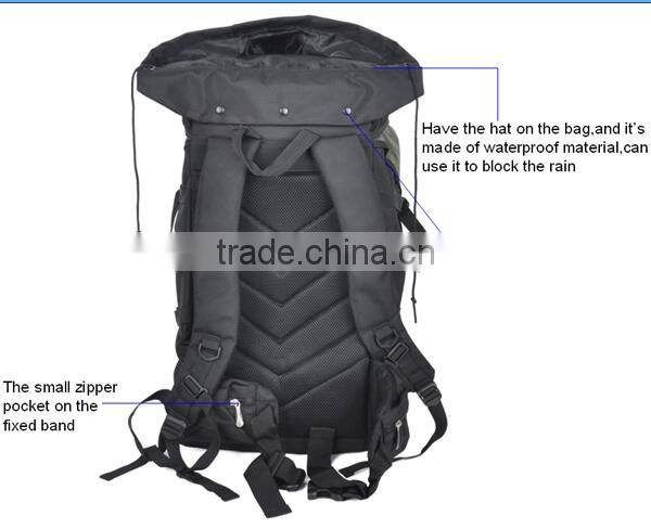 Hot Selling Large Capacity Mountain Backpack Outdoor Nylon Climbing Backpack Wholesale Mountain Backpack