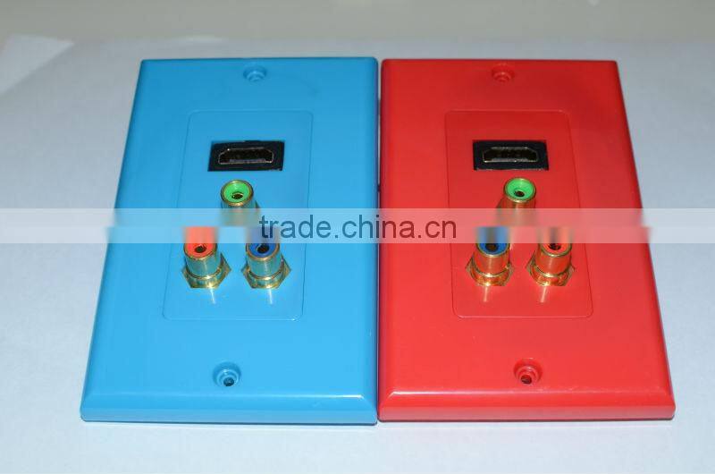 F connector electrical socket waterproof socket rca wall plates