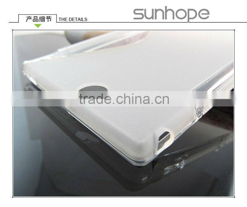 Factory OEM New S line TPU Soft Back Case Cover For Sony Z Ultra XL39h back cover TPU support drop shipping