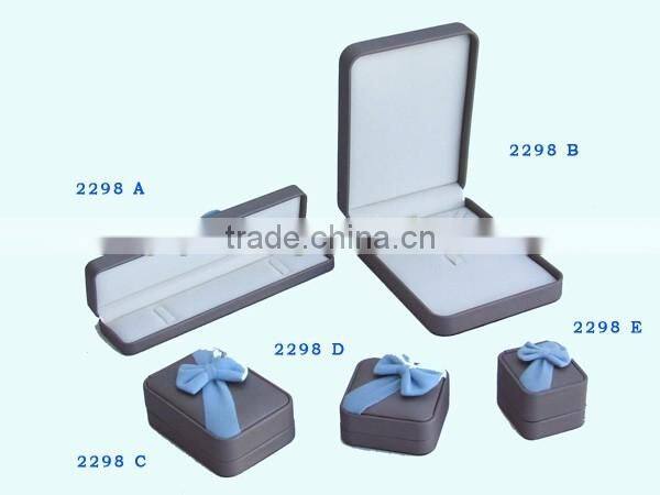 Factory custom leather gift box/leather packaging box/PU leather box