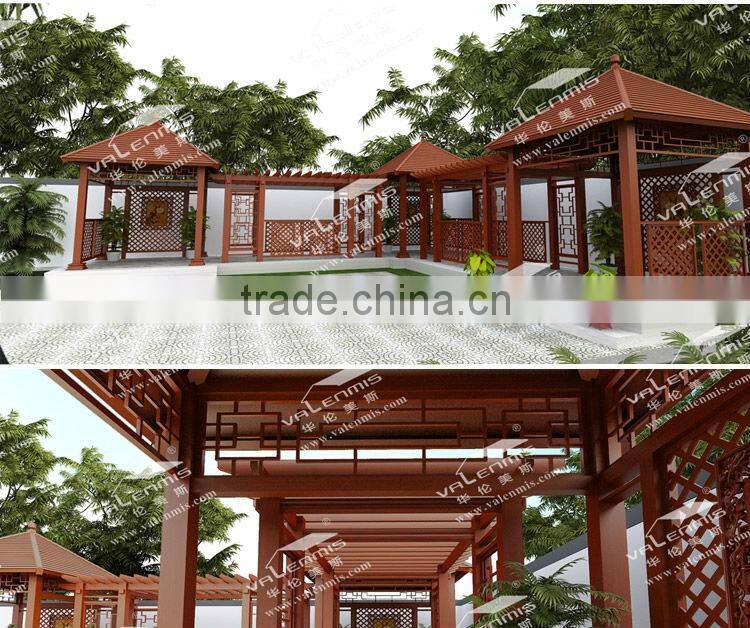 Valenmis Imitation wood aluminum alloy pavilion 2015