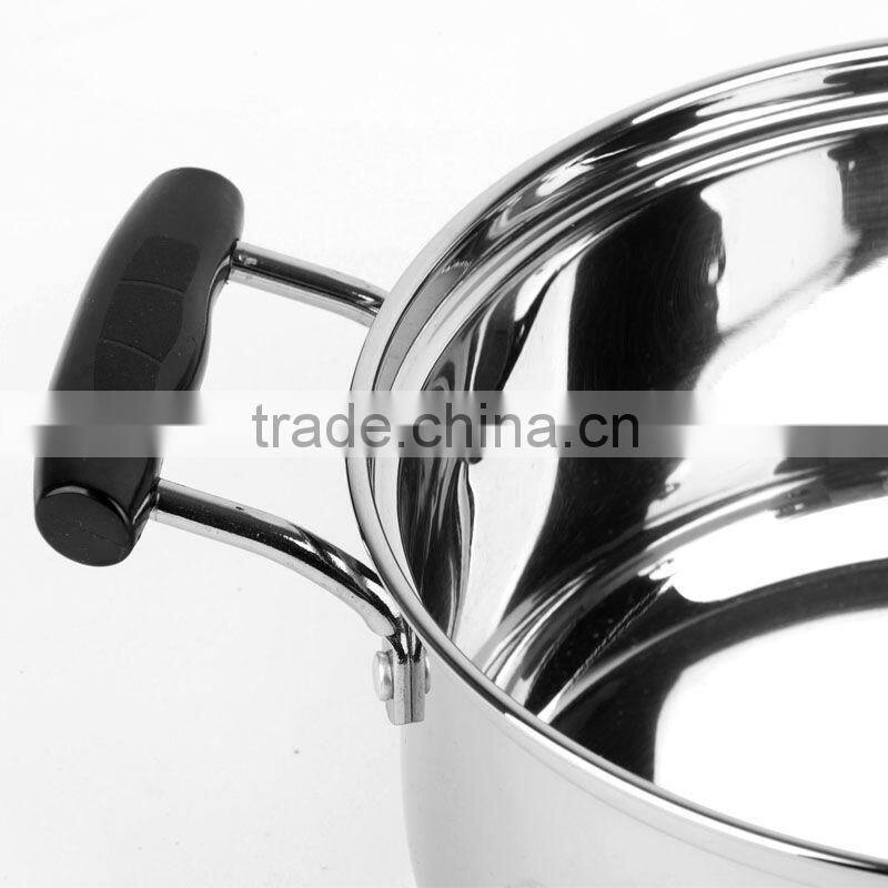 LFGB Food Grade cookware stainless steel sauce pot