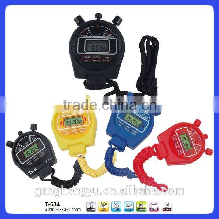 Hang a rope of electronic digital mini stopwatch