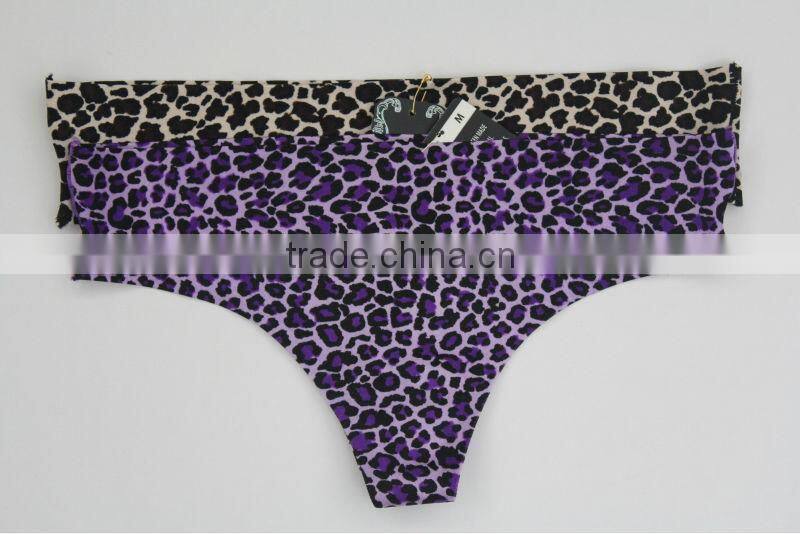 Leopard Print Seamless Sexy Ladies G-string