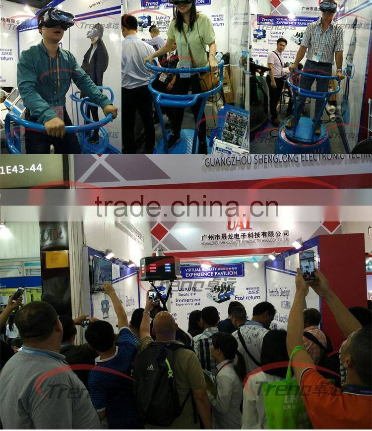 2016 Guangzhou Zhuoyuan 9d theatre simulator VR equipment with wonderful vr 9d theatre simulator