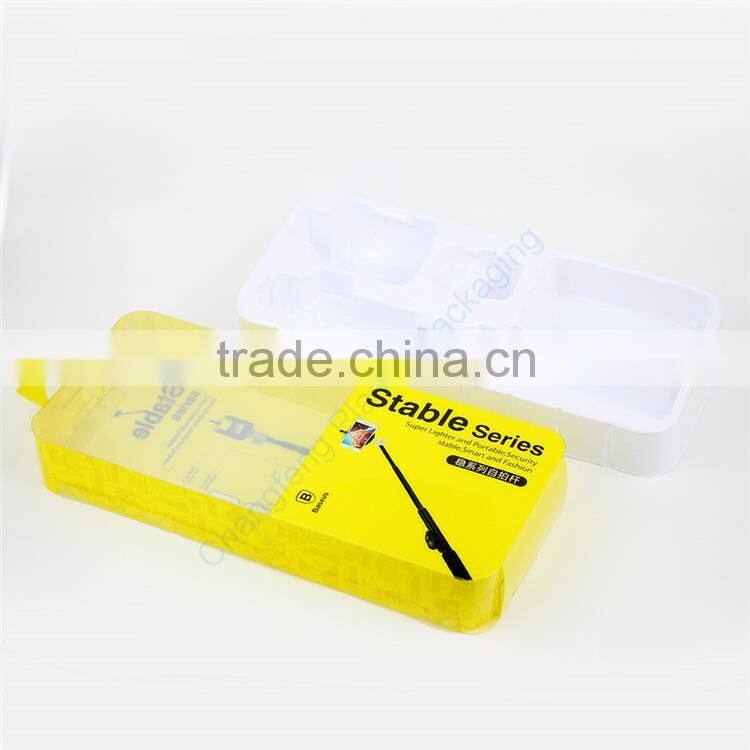Wholesale Customized Selfie Stick Clear Box Packaging