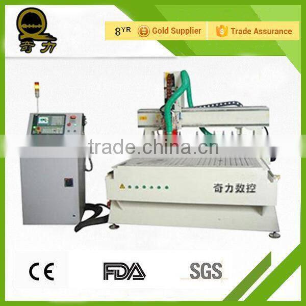 ATC cnc router QL-1325 CE approved 1300*2500mm woodworking cnc 4th axis maching center
