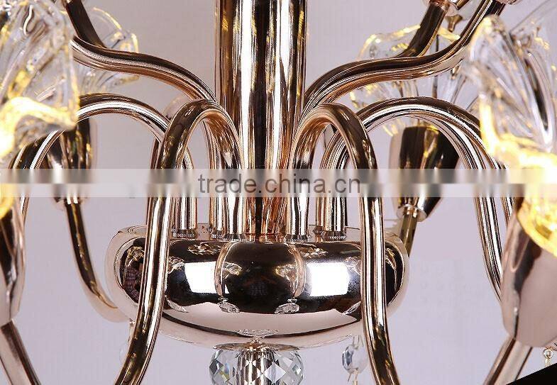 LED Modern K9 Clear Crystal Ceiling Light Pendant Lamp Chandelier Lighting