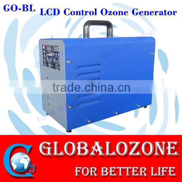 Wall mounted ozone generator cabinet for space disinfection
