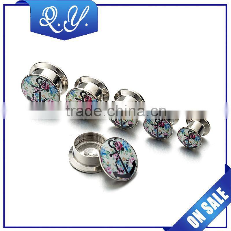 Wholesale Expanders Piercing Flesh Tunnel Fashion Ear Expander Gauge Piercing Body Jewelry Stainless Steel Screw Plug